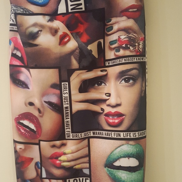 Pin skirt with face print - Picture 2 of 4